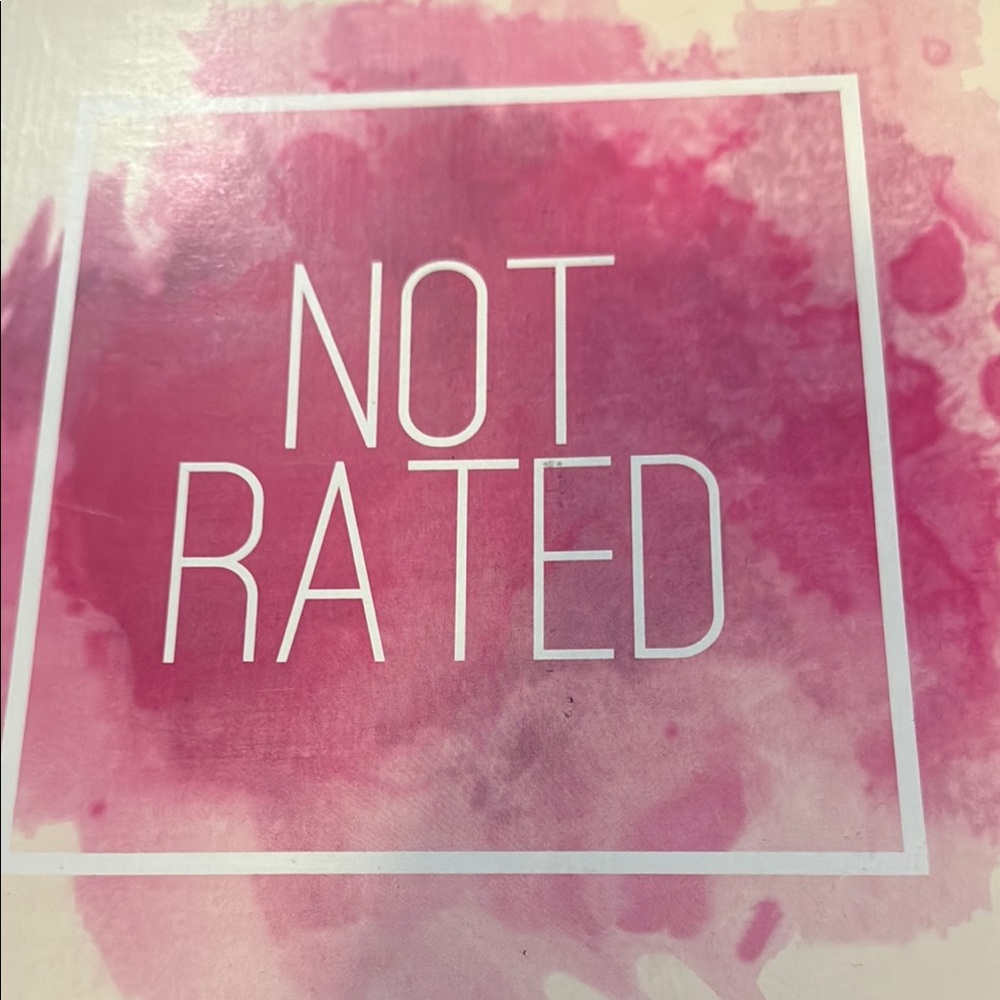 Not Rated Vibrant Pink Decorative Box